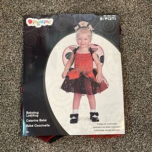 Ladybug Costume Size 2T - New!